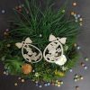 Suspension Lapin & Lapine de Pâques