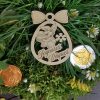 Suspension Lapin & Lapine de Pâques