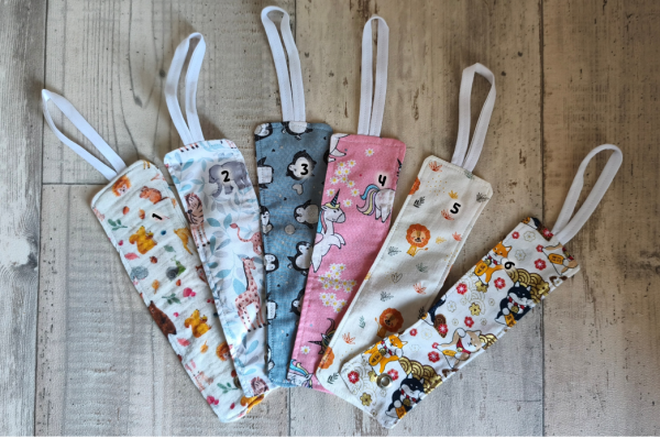 Porte Veste Main-Libre en Tissu - Animaux