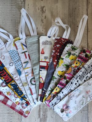 Porte Veste Main-Libre en Tissu - Motifs