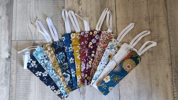 Porte Veste Main-Libre en Tissu - Floral