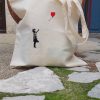Tote Bag Brodé - Banksy