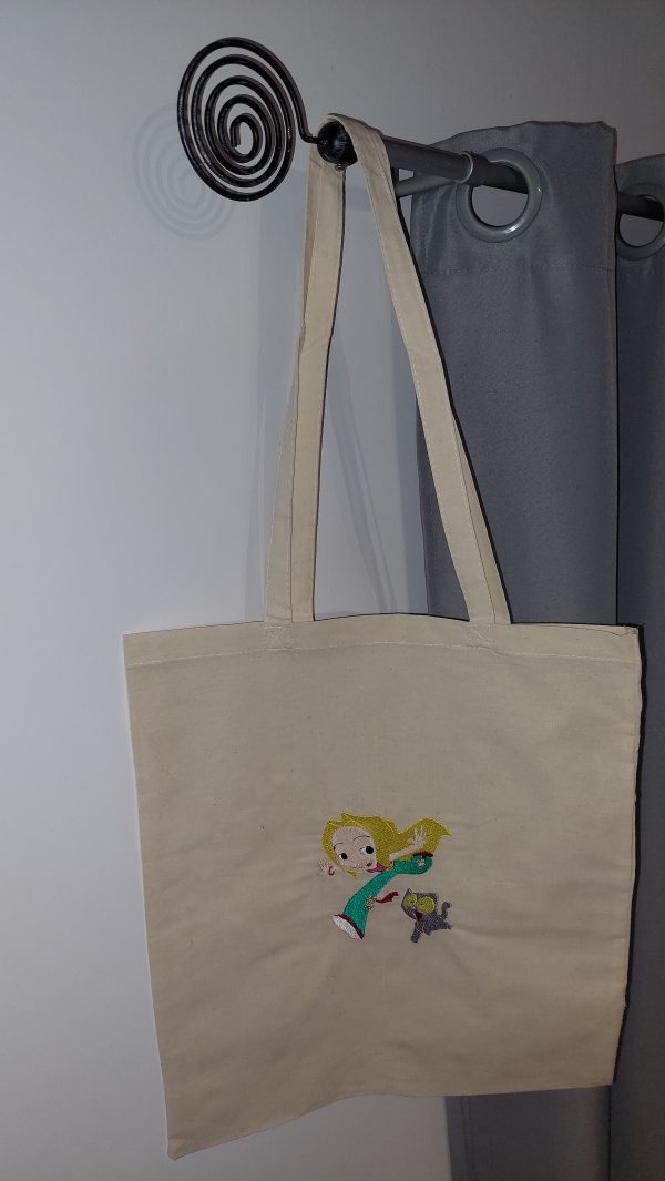 Tote Bag Brodé - Lou !