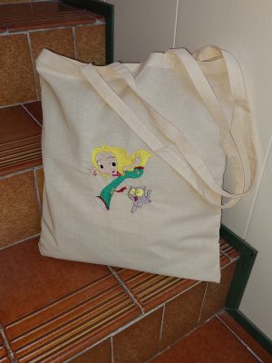 Azelia tote bag Lou azelia (2) Tote Bag Brodé - Lou !