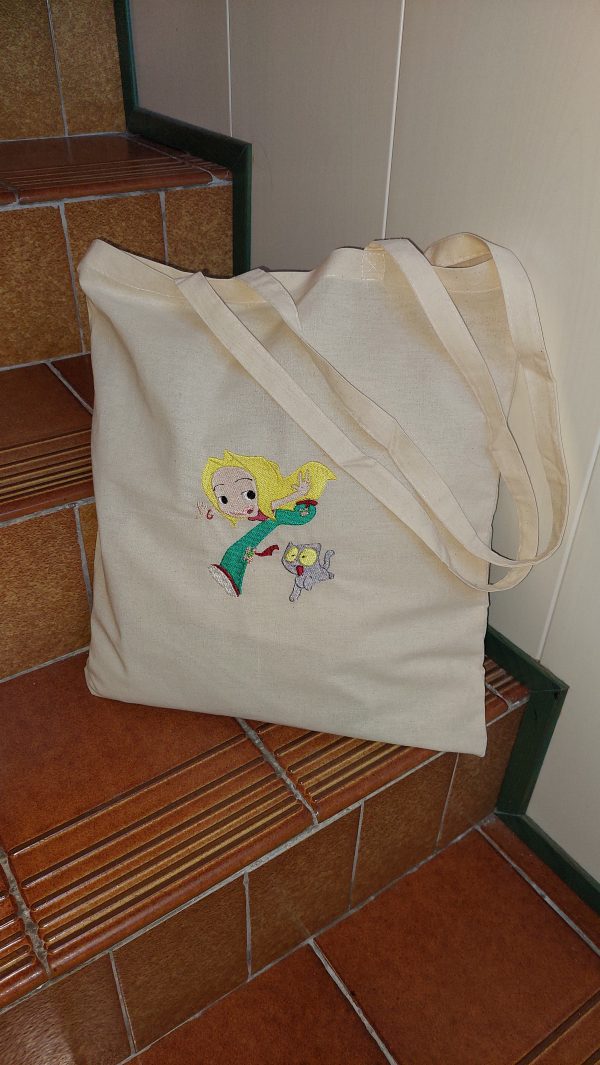 Tote Bag Brodé - Lou !