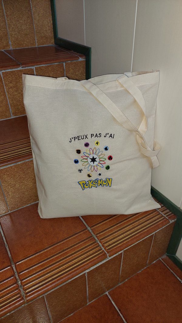 Pokémon - Tote Bag Brodé