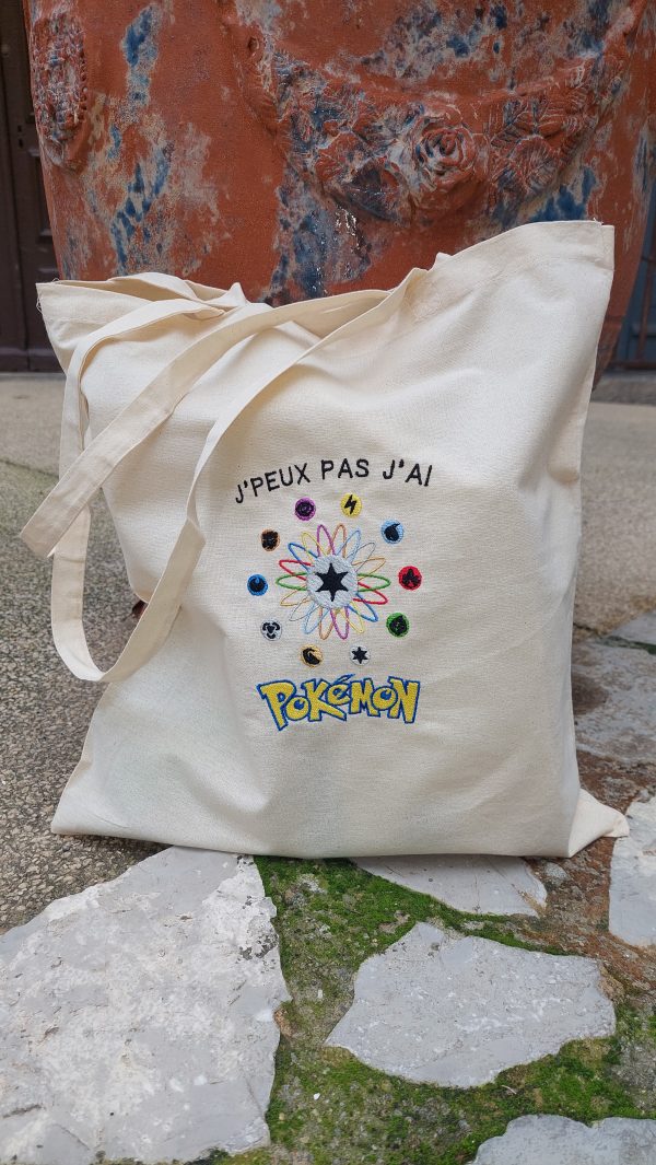 Pokémon - Tote Bag Brodé