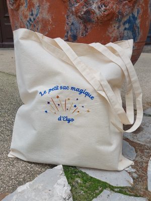 Tote Bag Brodé Personnalisable - Sac Magique