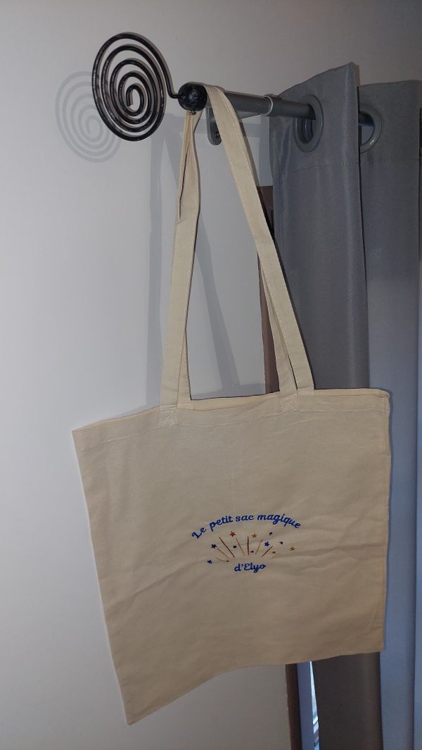 Tote Bag Brodé Personnalisable - Sac Magique