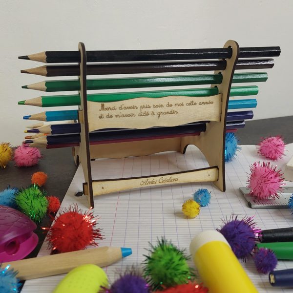Banc crayon couleur Azelia (2) Banc des Crayons de Couleur