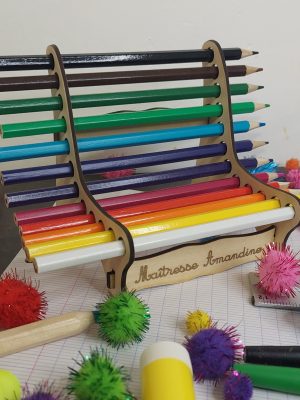 Banc crayon couleur Azelia (3) Banc des Crayons de Couleur