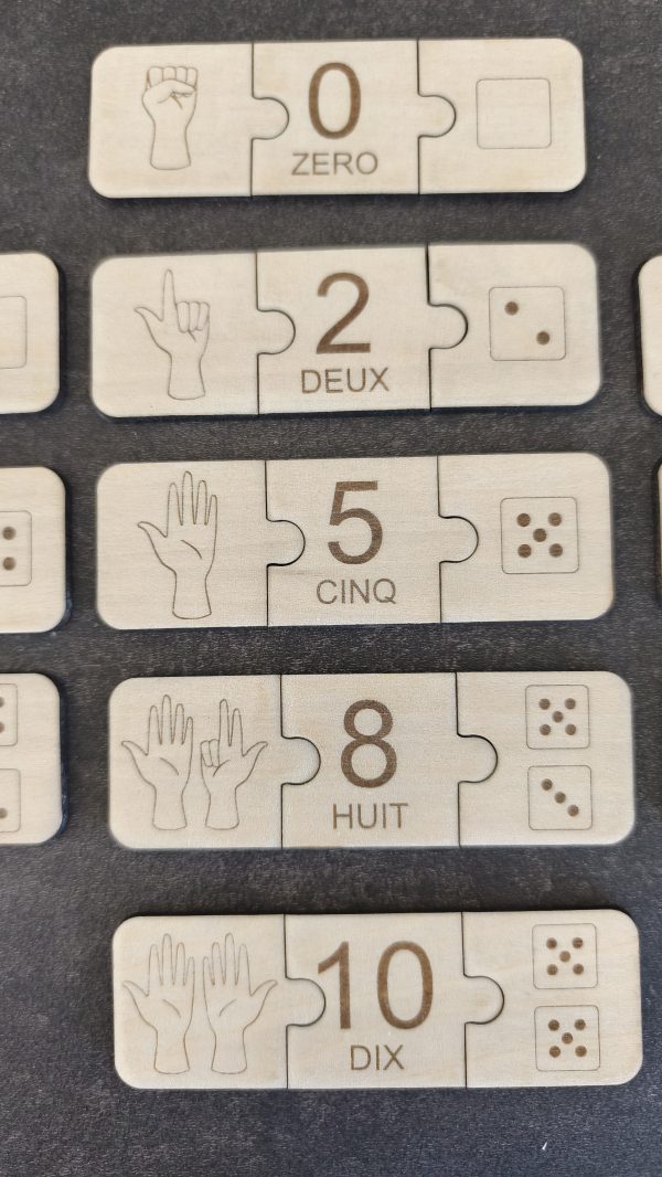 Puzzle d'Apprentissage des Chiffres - 0 à 10