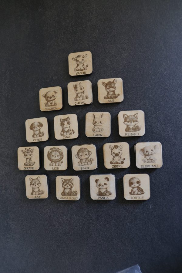Jeu de mémoire animaux