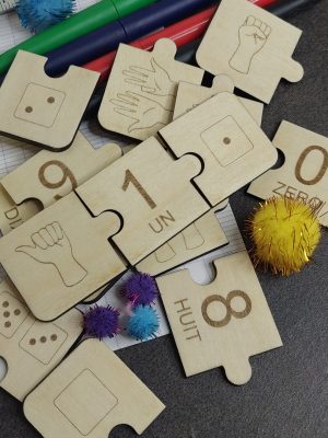 Puzzle chiffres azelia Puzzle d'Apprentissage des Chiffres - 0 à 10