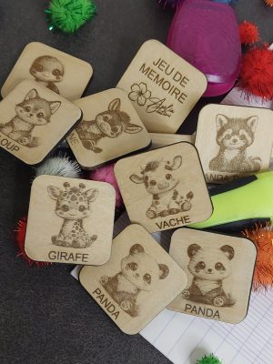 mémoire azelia Jeu de mémoire animaux