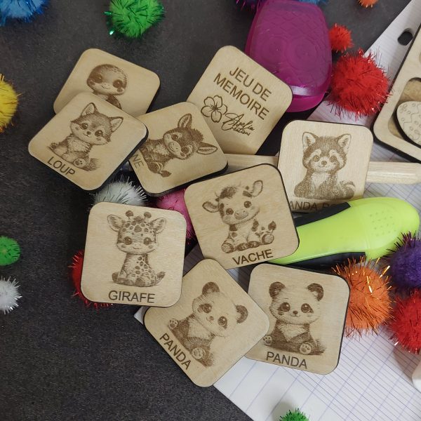 Jeu de mémoire animaux