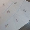 Serviette brodée avec prénom