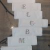Serviette brodée avec prénom