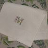 Serviette brodée avec prénom