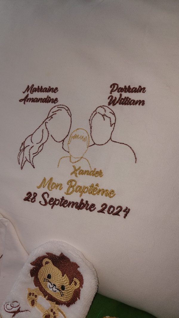 Cadeau de baptême pour Xander