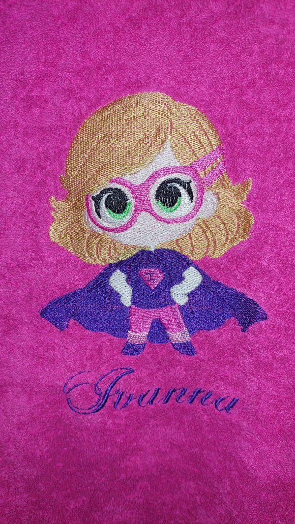 Personnalisation grandes serviettes