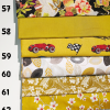 Tissus teintes jaune