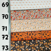 Tissus teintes orange