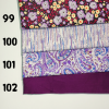 Tissus teintes violet