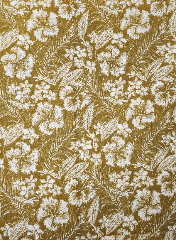 Tissus teintes jaune