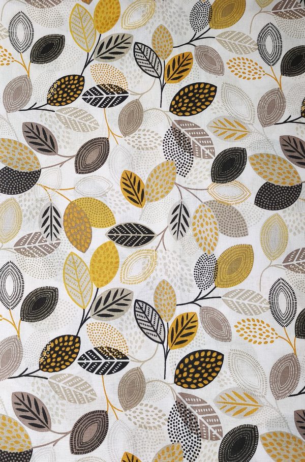 Tissus teintes jaune