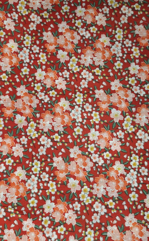 Tissus Azelia Creations (4) Tissus teintes rouge