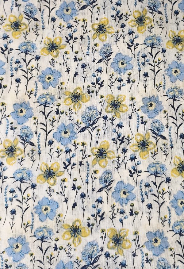 Tissus teintes bleu partie 1