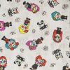 Tissus teintes gris