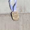 médaille verso Médaille école